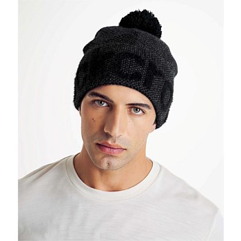 POM Beanie Black Dark Shadow