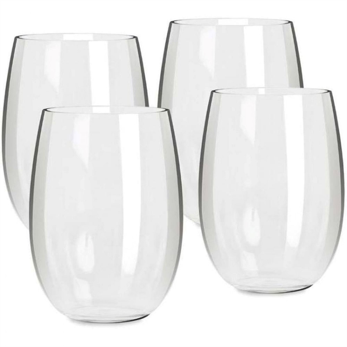 Wine And Food Tritan Stemless White Wine 4 Pack 3201