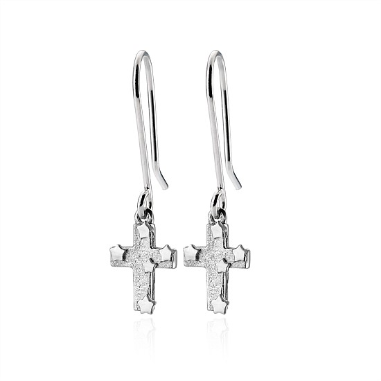 Lil Southern Cross Earrings Sterling Silver