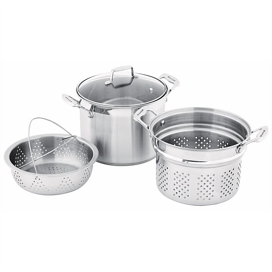 Home & Tech - Impact 3 Piece 24cm Multi Pot Set