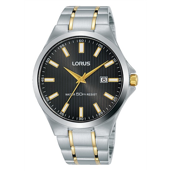 Men's Classic Silver & Gold Dress Watch