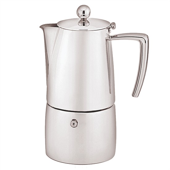 Art Deco Stainless Steel Espresso Maker