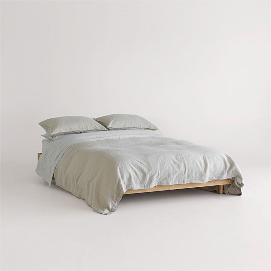 Flax Linen Duvet Cover - Natural