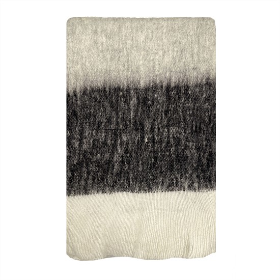 Bliss Wool Mohair Blend Throw - Eyelash Fringe