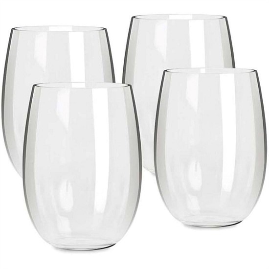 Tritan Stemless White Wine 4 Pack