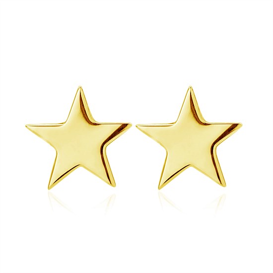 Stargazers Studs Gold Plate