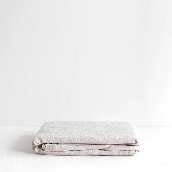 Flax Linen Flat Sheet - Oatmeal