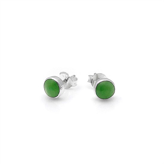 Pounamu Dot Studs