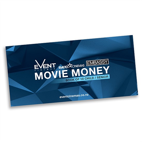 Child/Senior Movie Money Book of 10