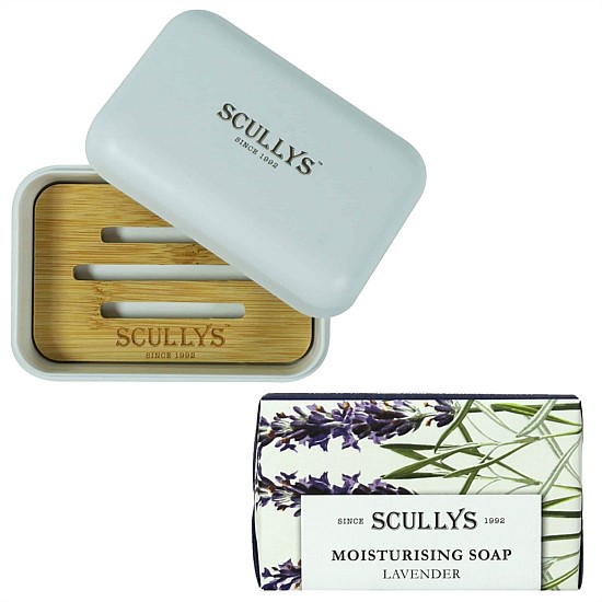 Lavender Soap & Dish Set