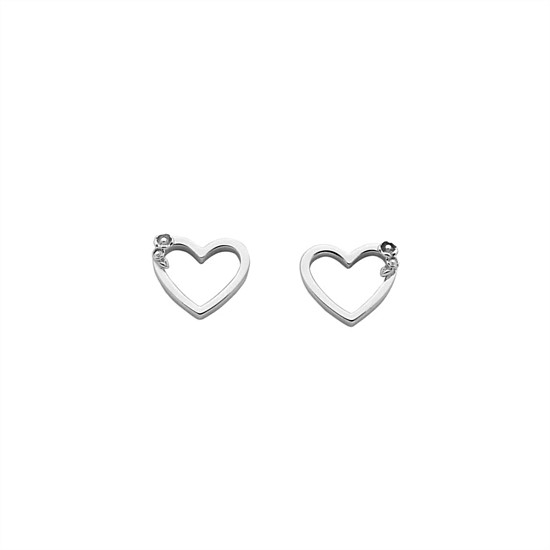 Botanical Heart Studs