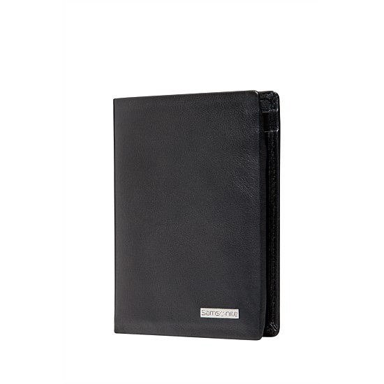 Samsonite Dlx Wallet With ID + 4cc Black