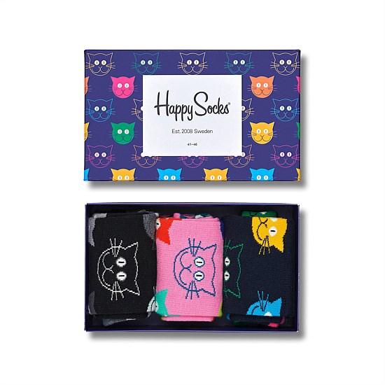 Sock Gift Set Cat 3-Pack