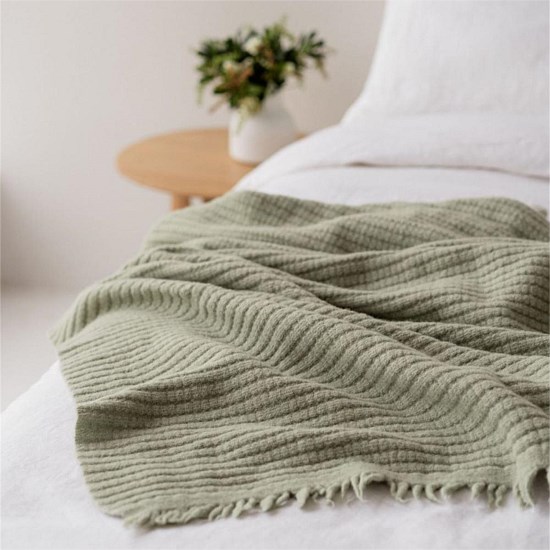 Ribbed Throw Blanket