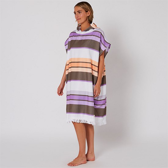 Ladies Sunkissed Hooded Poncho