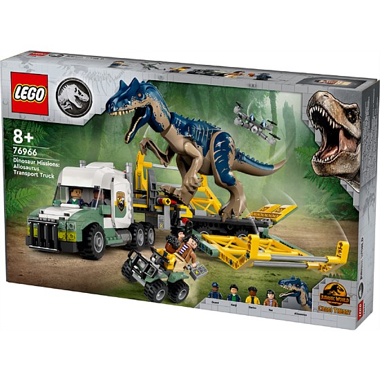 76966 LEGO Jurassic World Dinosaur Missions: Allosaurus Transport Truck