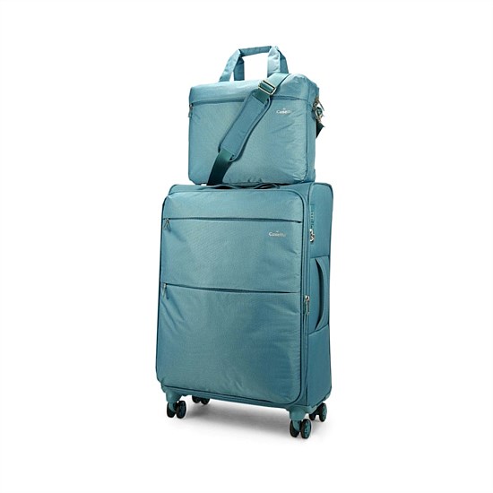 Caselite Ultra 69cm Softside Checked Suitcase & Laptop Bag Set