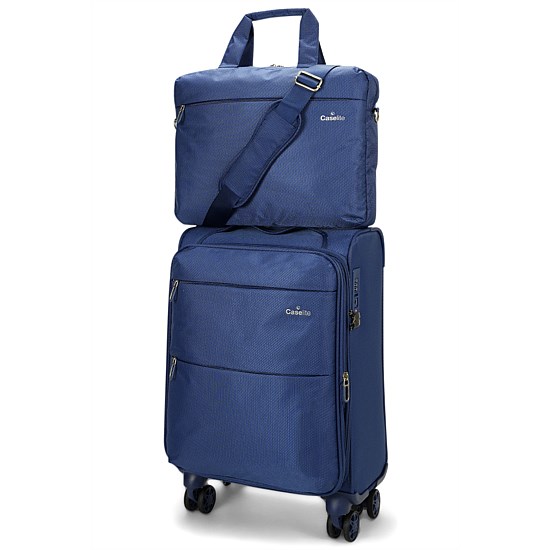 Caselite Ultra 55cm Softside Carry-On Suitcase & Laptop Bag Set