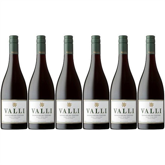 Valli Bannockburn Pinot Noir 2022 - 6 bottles