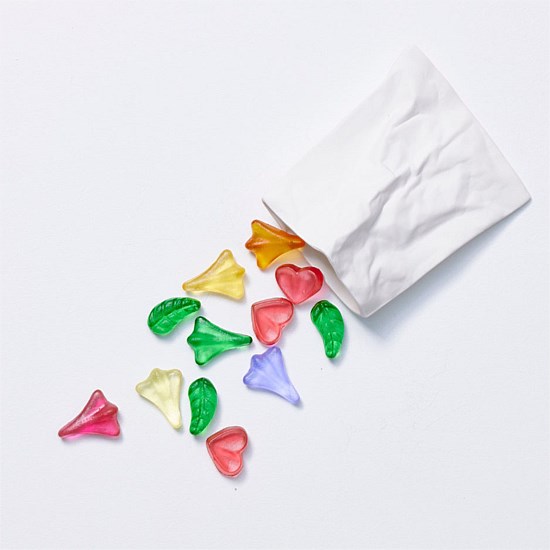 Lolly Bag with 12 Glass Lollies