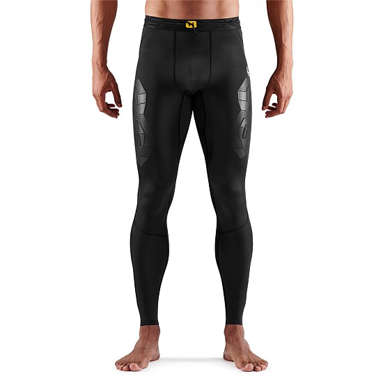 Skins Men's Black Oblique 3-Series 2.0 Long Tight