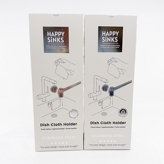 Happy Sinks Dishcloth Holder 2pk