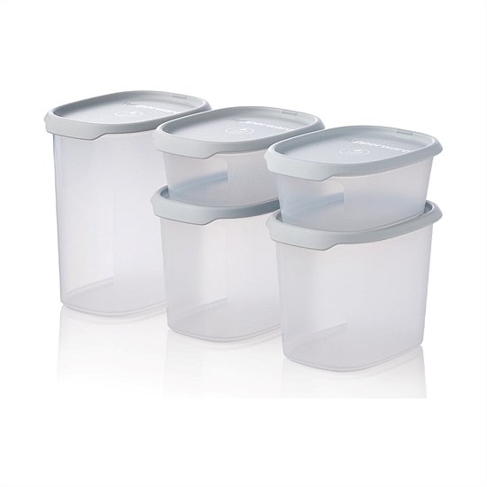 Tupperware One Touch Seal & Store Rectangular Container (Set of 5)