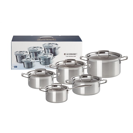 3Ply 5 Piece Cookware Set