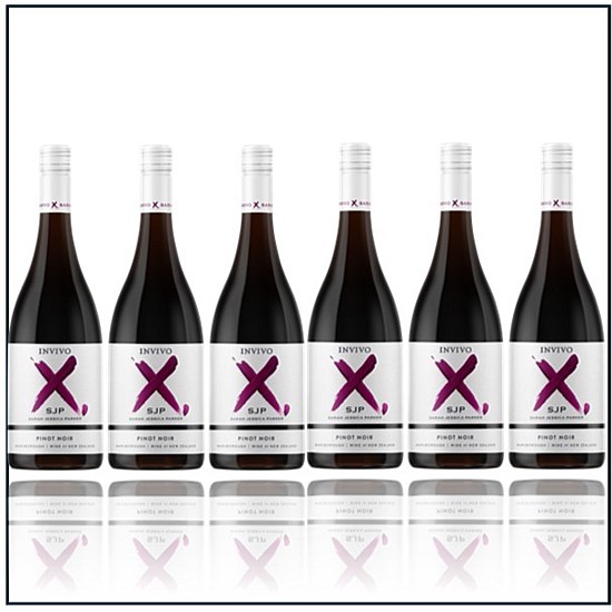 Invivo X SJP Marlborough Pinot Noir - 6 Bottles