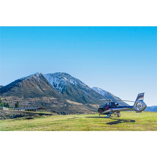 Heli lunch at Sugarloaf, FlockHill