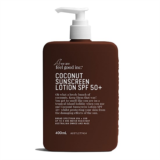 Coconut Sunscreen Lotion SPF50+ 400mL