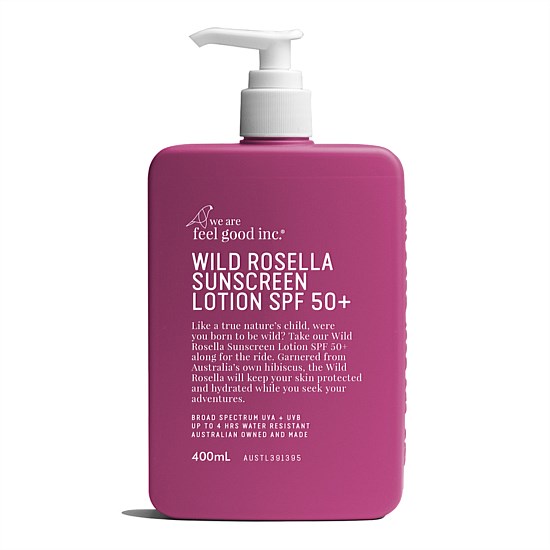 Wild Rosella Sunscreen Lotion SPF50+ 400mL