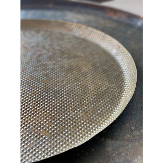 Beaten 'Antique' Brass Tray