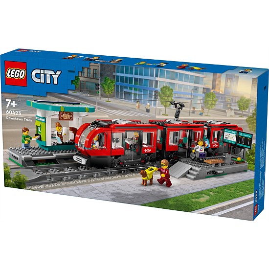 LEGO CITY Downtown Streetcar and Station 60423