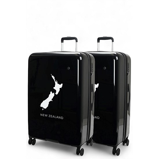 Caselite NZ Map 77cm & 77cm Hardside Luggage Set