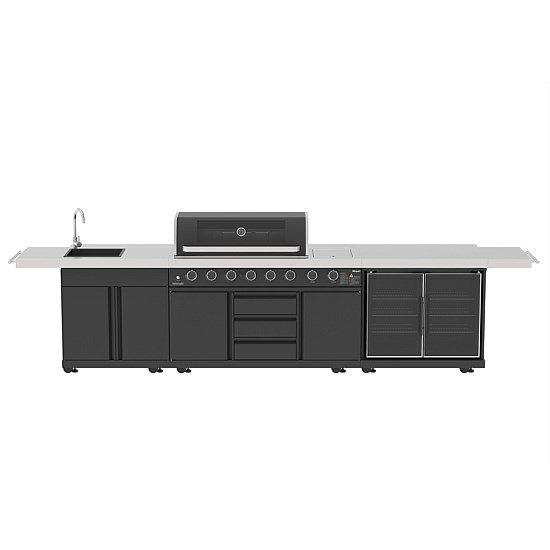 Ambassador Black 3 Piece Outdoor Kitchen