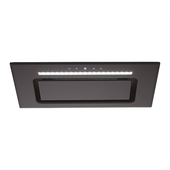 52cm Black Glass Undermount Rangehood