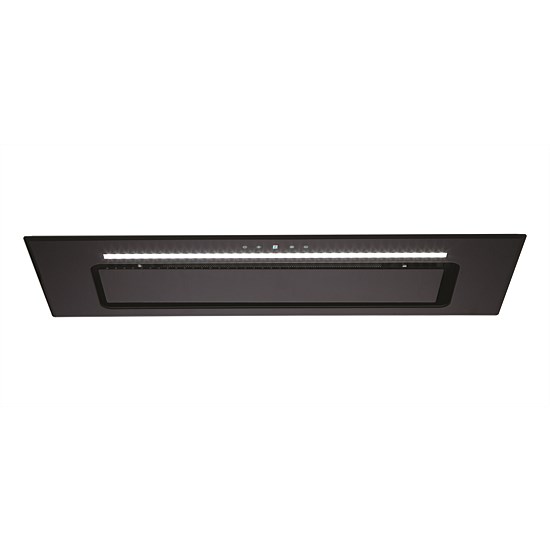 90cm Black Glass Undermount Rangehood