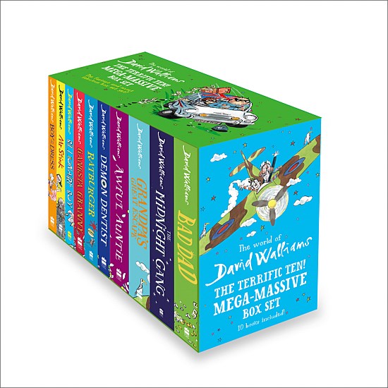 David Walliams Terrific Ten Mega Massive Box Set