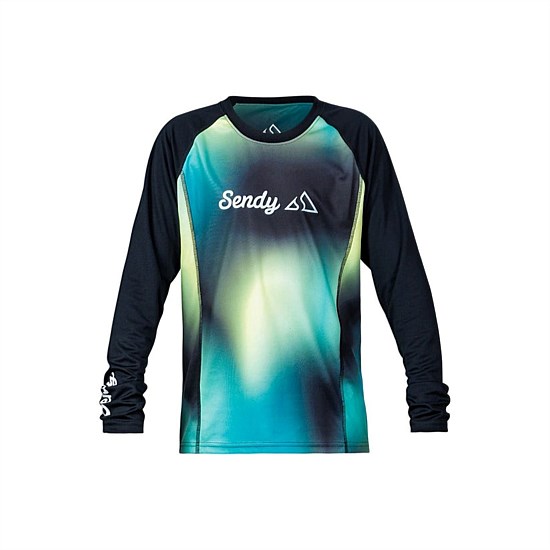 Sendy Kids Swirl Long Sleeve MTB Jersey