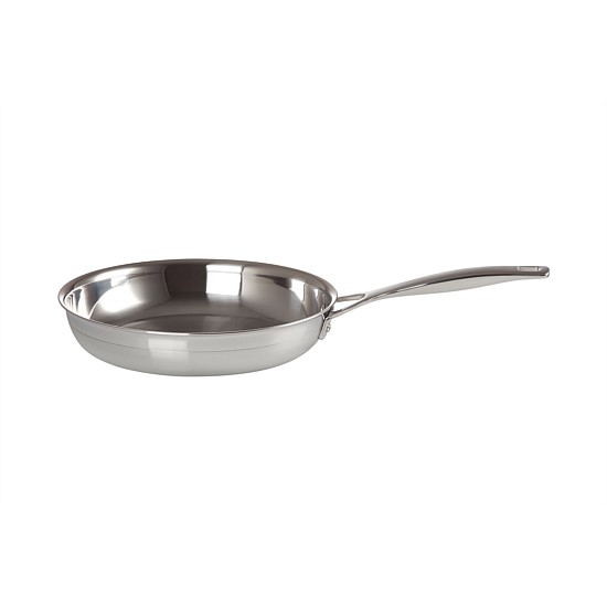 3 Ply 24cm Stainless Steel Uncoated Frying Pan