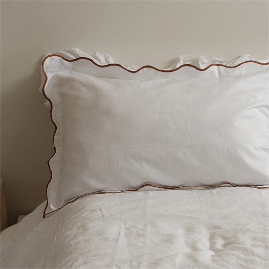 Celine Pillowcase Pair- Ginger