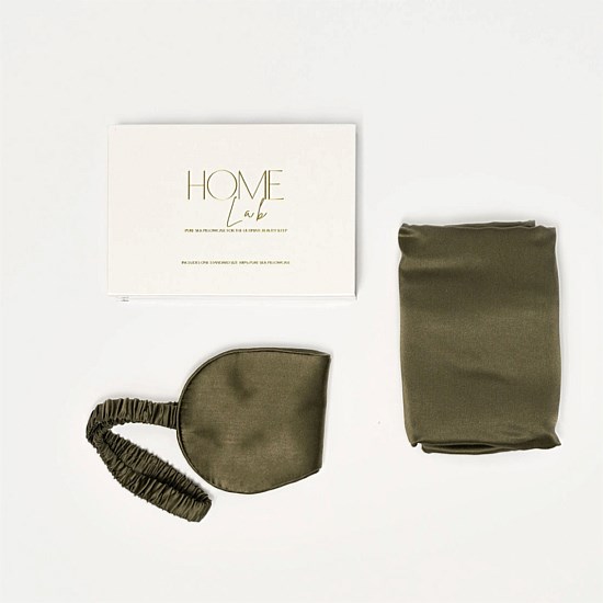 100% Pure Silk Gift Set- Olive