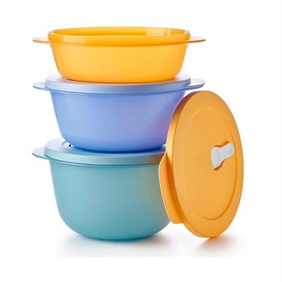 Tupperware Store, Serve, Go Large Container Set (3 Piece)