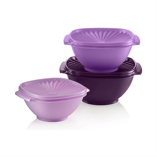 Tupperware Heritage Bowls (Set of 3)