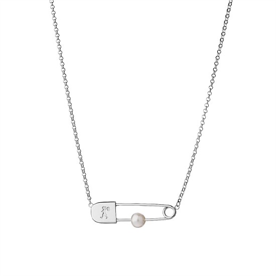 Runaway Safety Pin Necklace