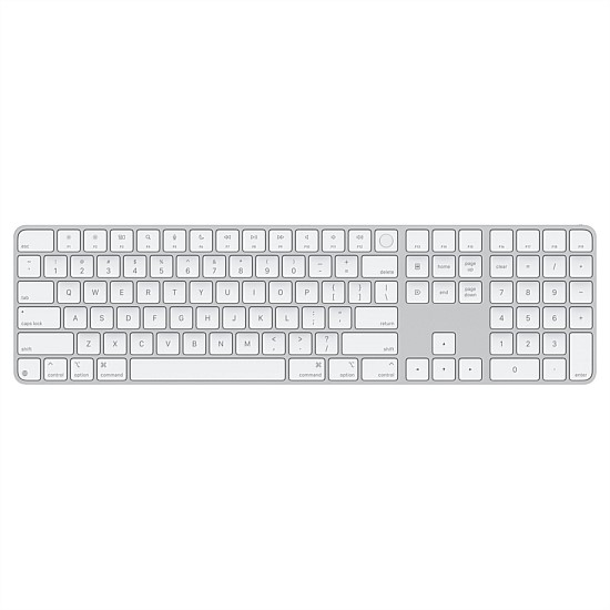 Magic Keyboard w/ Touch ID & Numeric Keypad for Mac models with Apple silicon - US Eng - White Keys