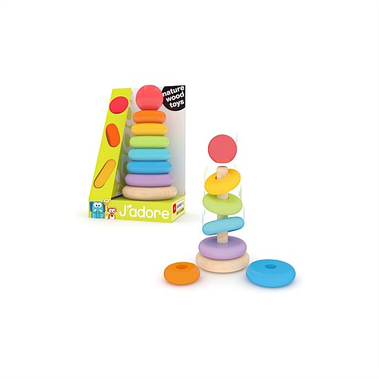 Wooden Ring Stacker