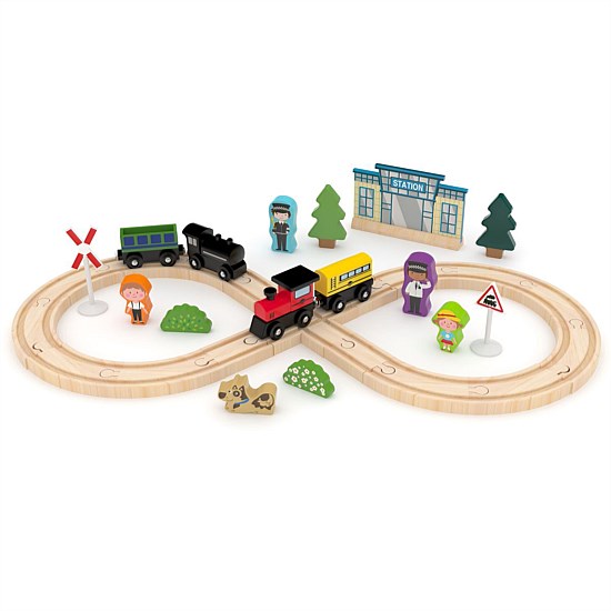 Wooden Classic Train Set