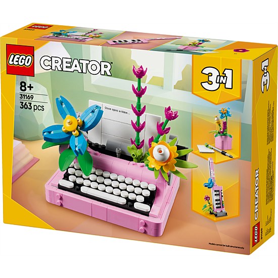 LEGO Creator 31169 Typewriter with Flowers